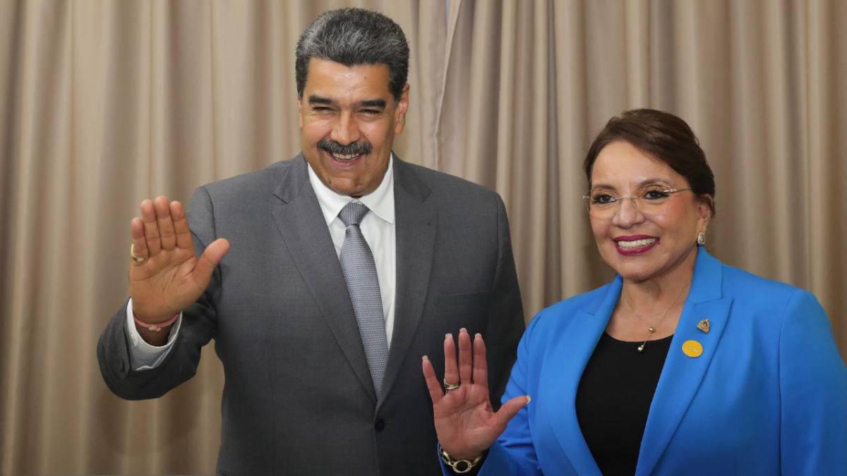 Xiomara Castro muestra su apoyo a Nicolás Maduro durante las tensiones internacionales